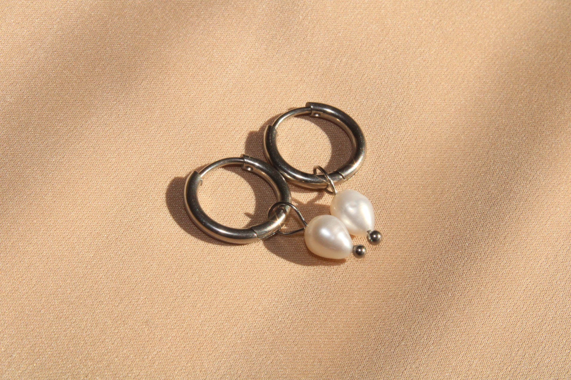 Seraphina Pearl Hoops